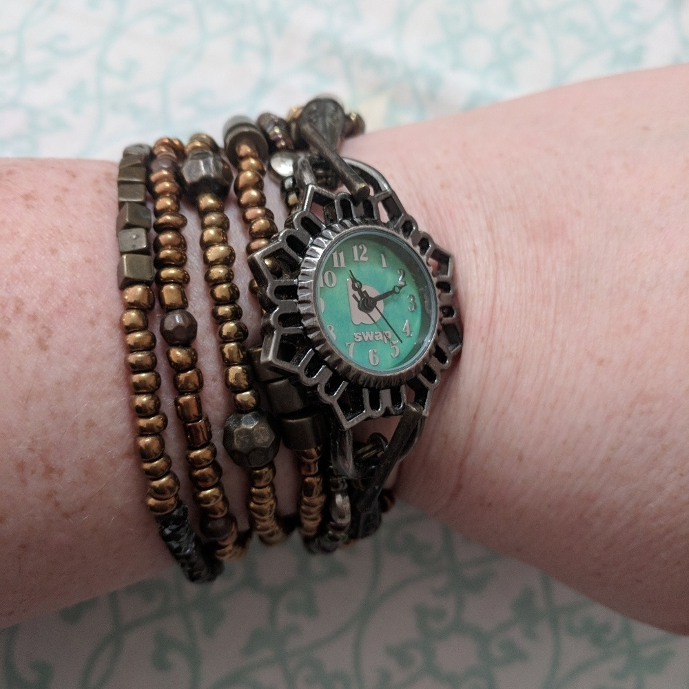 Wrap bracelet watch